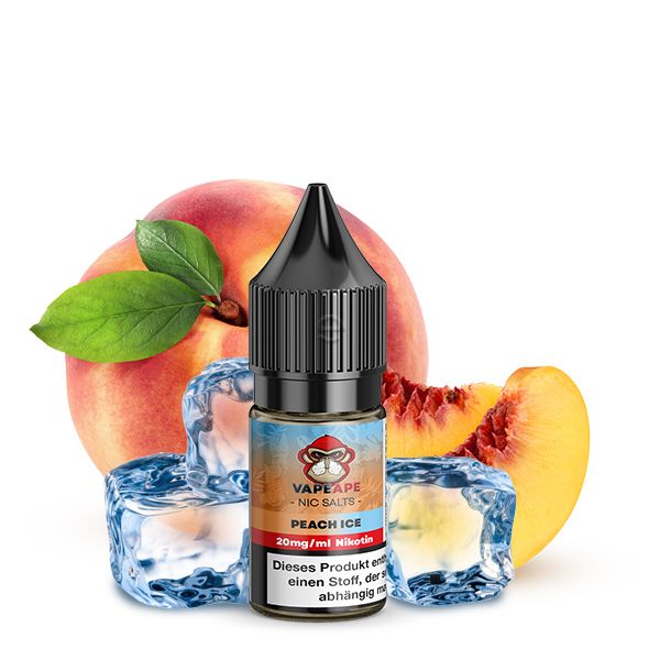 VapeApe Peach Ice Nikotinsalz Liquid 20mg