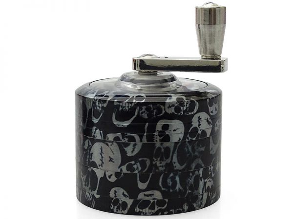 Kurbelgrinder "Skull" 4-tlg., 45 x 50 mm