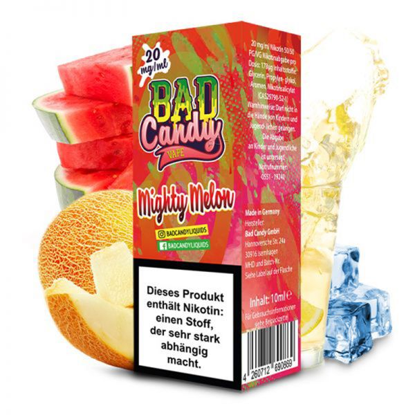 Bad Candy Mighty Melon Nikotinsalz Liquid 10ml