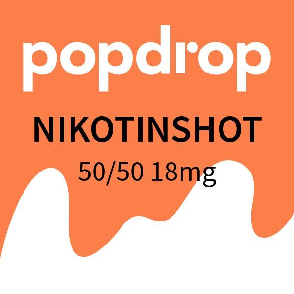 POPDROP Nikotin-Shot 50/50 18mg Nikotin