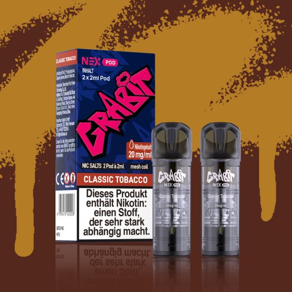 Grabit Nex Pod Classic Tobacco 20mg