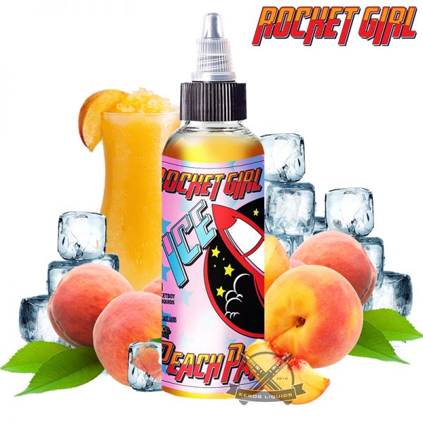 Rocket Girl Peach Parallax on Ice