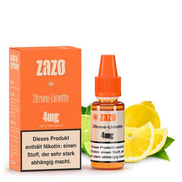 ZAZO Classics Zitrone-Limette Liquid 10ml