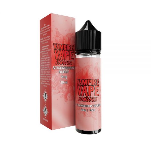 Vampire Vape Strawberry Burst Longfill 10ml in 60ml Flasche – Heisenberg x Pinkman Mix