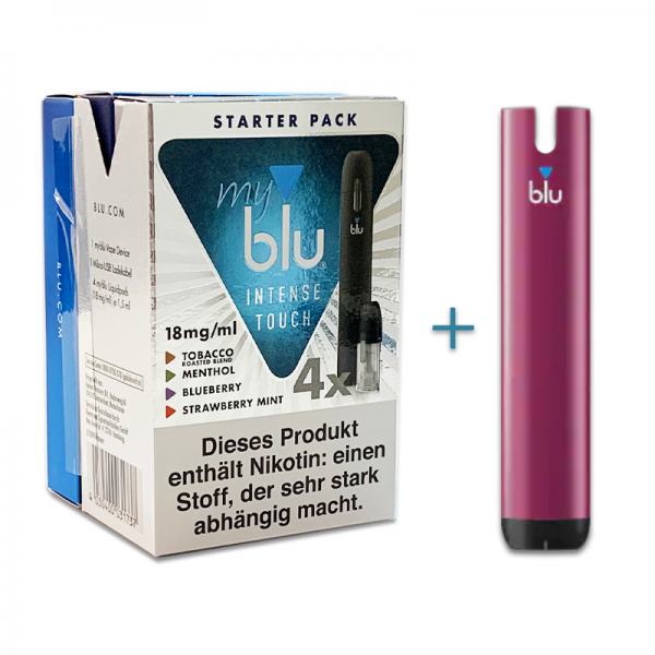 My Blu - Special Starter Kit - 18mg Nikotinsalz Intense Touch Multipack