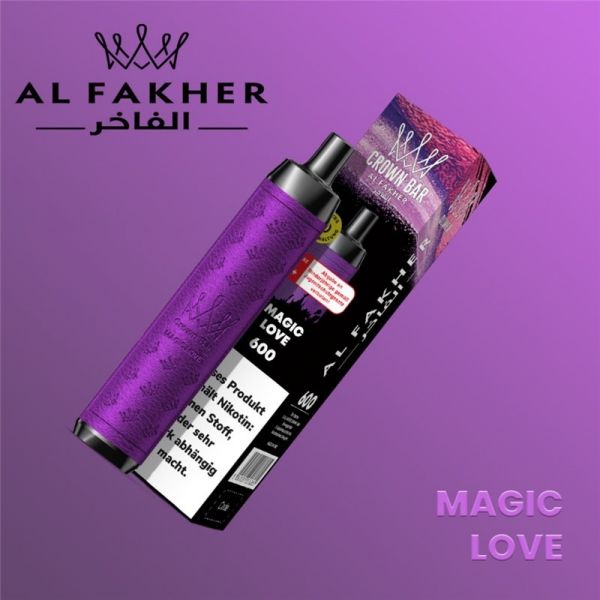 Al Fakher Crown Bar 600 Magic Love 20mg