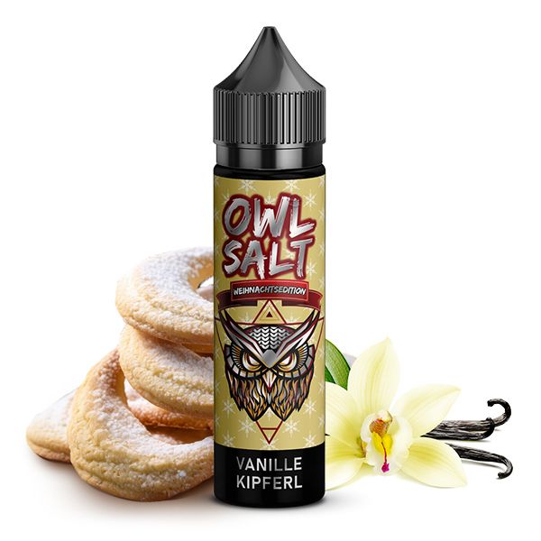 OWL SALT Weihnachtsedition Vanille Kipferl Aroma 10ml Longfill
