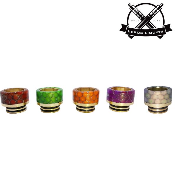 810 Waben Gold Widebore Drip Tip