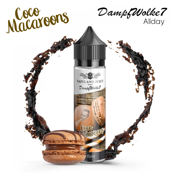 Dampfwolke 7 - Coco Macaroons 15ml Aroma