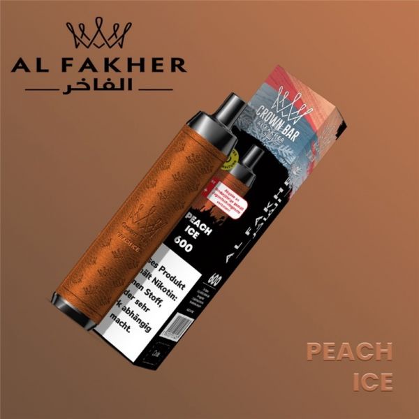 Al Fakher Crown Bar 600 Peach Ice 20mg