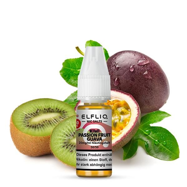 ELFBAR ELFLIQ Kiwi Passionfruit Guava Nikotinsalz Liquid 10ml