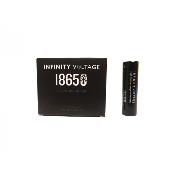 Infinity Voltage Batterie 18650 - 2600 mAh, 50A (2er-Pack)