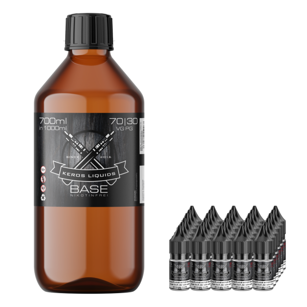 KerosLiquids - 1 Liter Basen Bundle 6mg