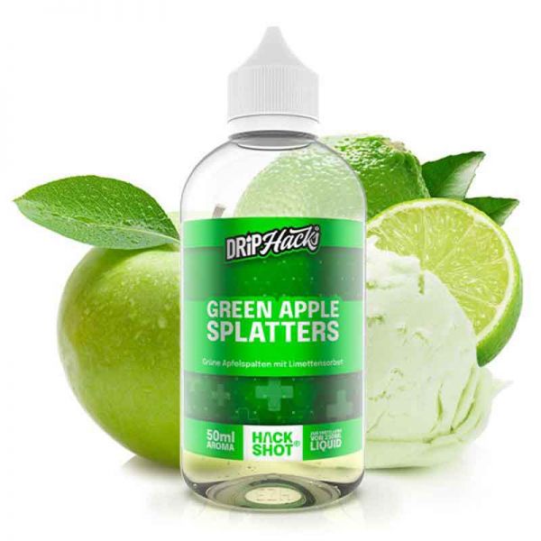 Drip Hacks Green Apple Splatters Aroma 50ml