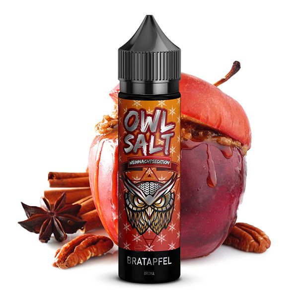 OWL SALT Winteredition Bratapfel Aroma 10ml Longfill