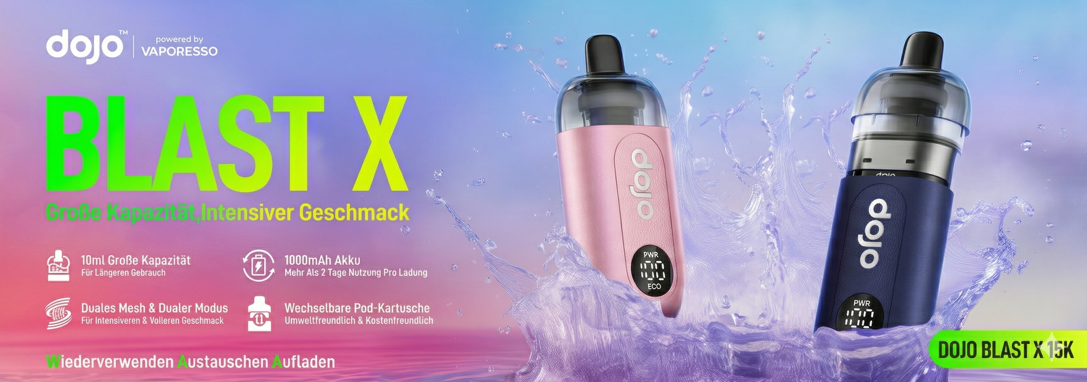 Vaporesso Dojo Blast X 15.000 Züge