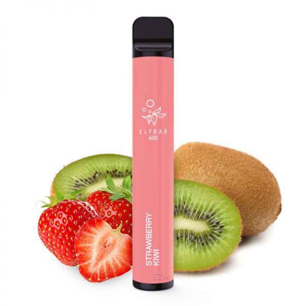 Elfbar 600 Strawberry Kiwi Einweg E-Zigarette
