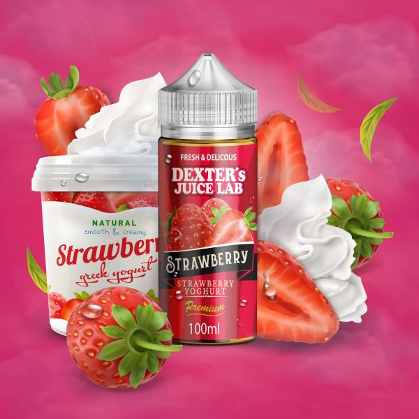 Dexter - Strawberry Liquid Yoghurt 100ml