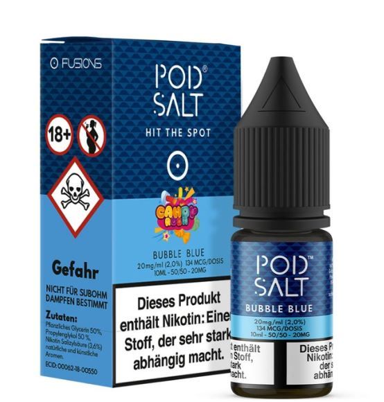 Pod Salt - Bubble Blue 10ml 20 mg