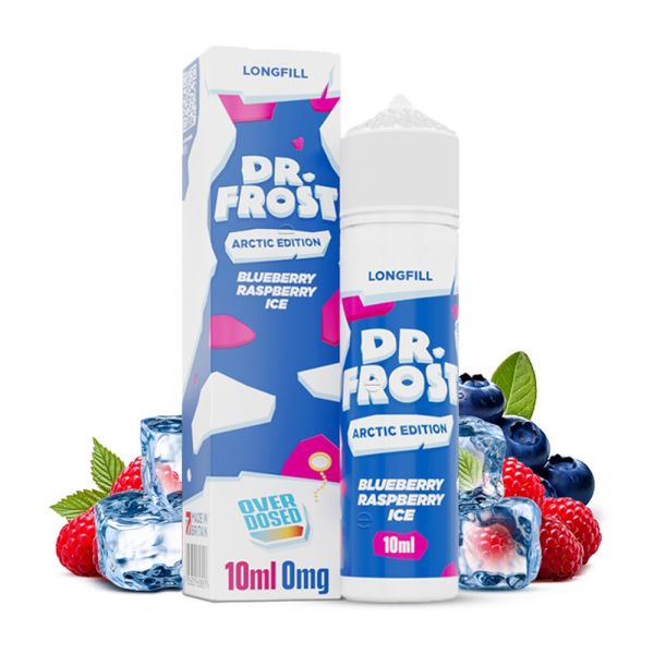 Dr. Frost Blueberry Raspberry Ice Aroma 10ml - Blaubeere Himbeere Ice Longfill