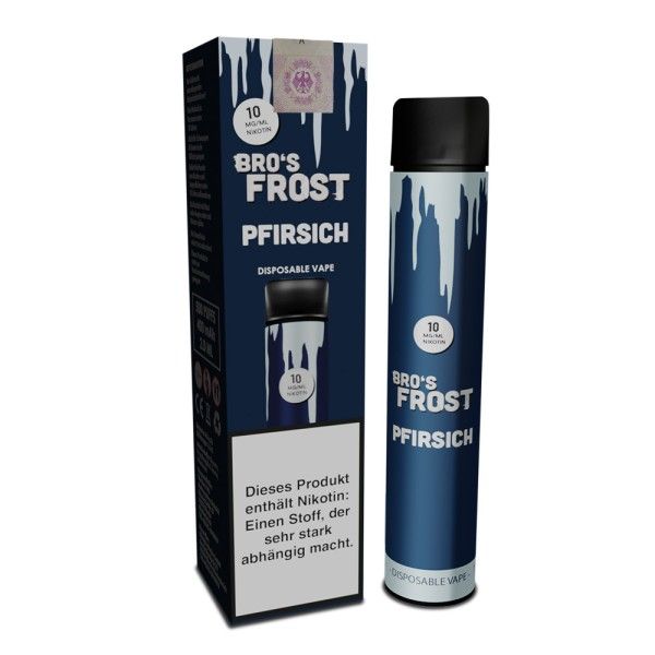 The Bro´s Frost Disposable 500 Pfirsich Einweg E-Zigarette 20mg