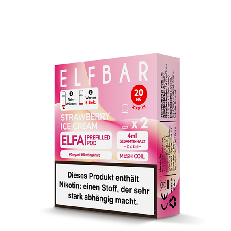 Elfbar-ELFA-Pod-Strawberry-Ice-Cream-20mg