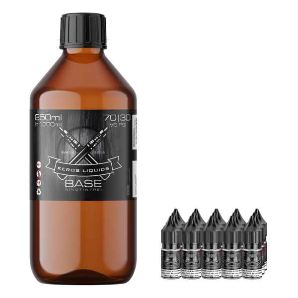 KerosLiquids - 1 Liter Basen Bundle 3mg