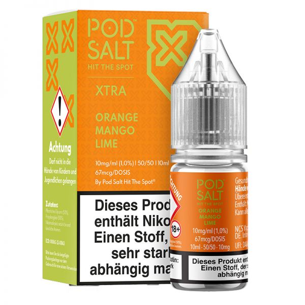 Pod Salt Xtra Orange Mango Lime 10mg