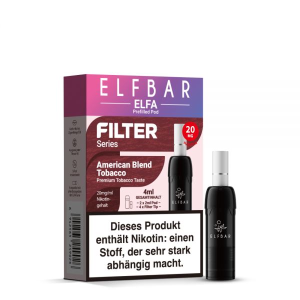 Elfbar ELFA Pod Filter Series Cream Tobacco