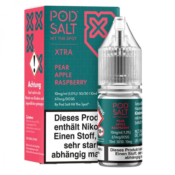 Pod Salt Xtra Pear Apple Raspberry 10mg