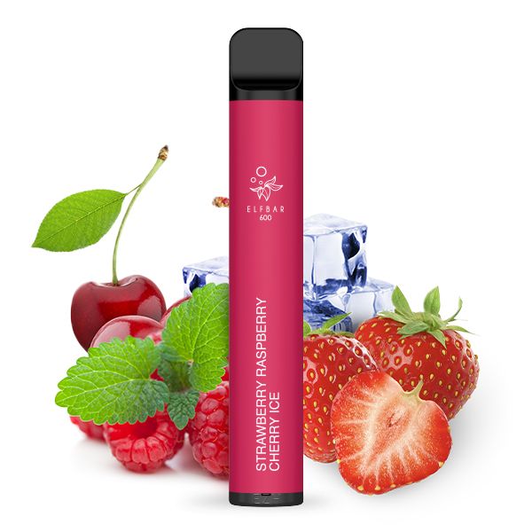 Elfbar 600 Strawberry Raspberry Cherry Ice