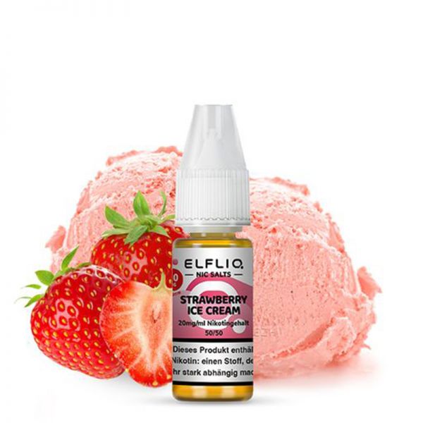 ELFBAR ELFLIQ Strawberry Ice Cream Nikotinsalz 