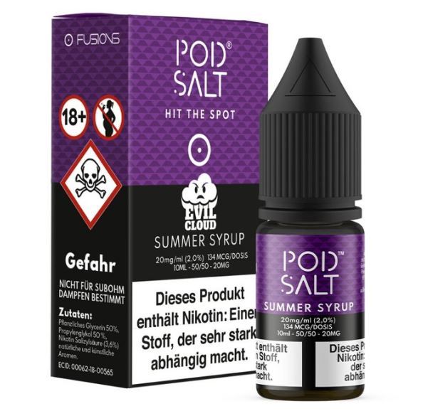 Pod Salt - Summer Syrup 10ml 20 mg