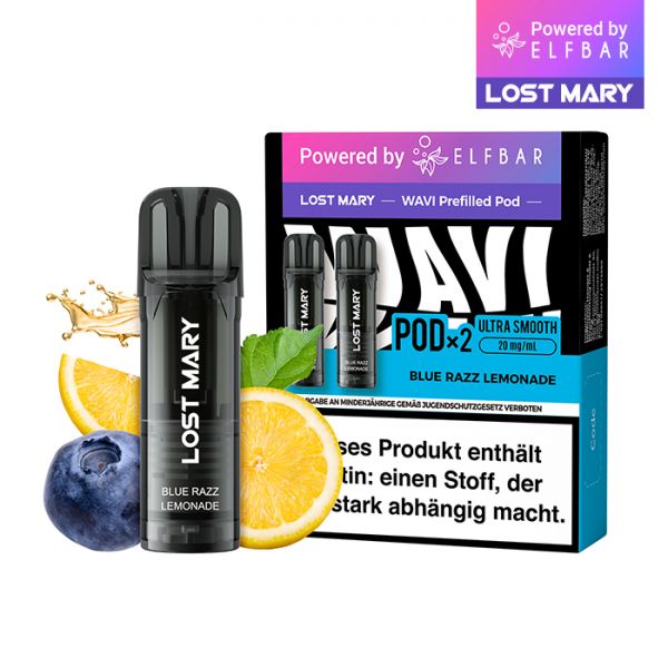 Lost Mary Wavi Pod Blue Razz Lemonade 20mg