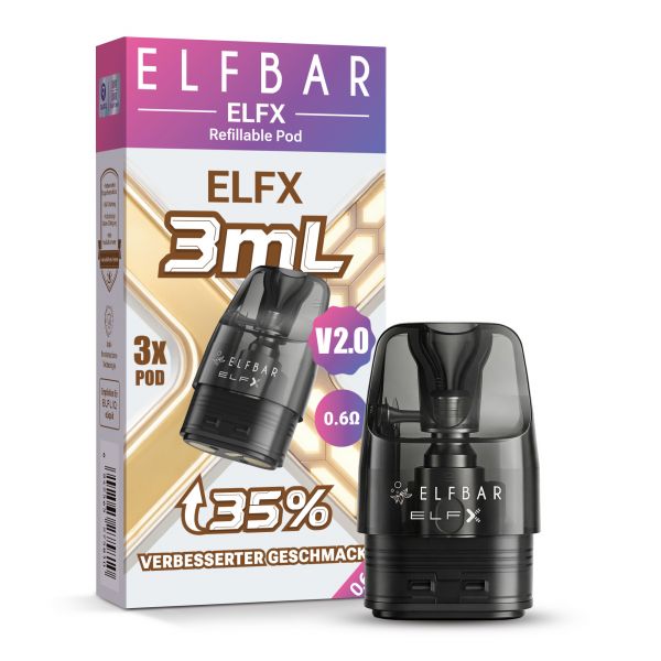 ELFBAR ELFX V2.0 Refillable Pod 3 ml 0.6Ω