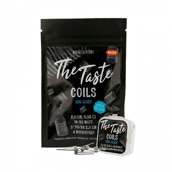 The Taste Coils - NI80 RDL Alien 0.36 Ohm