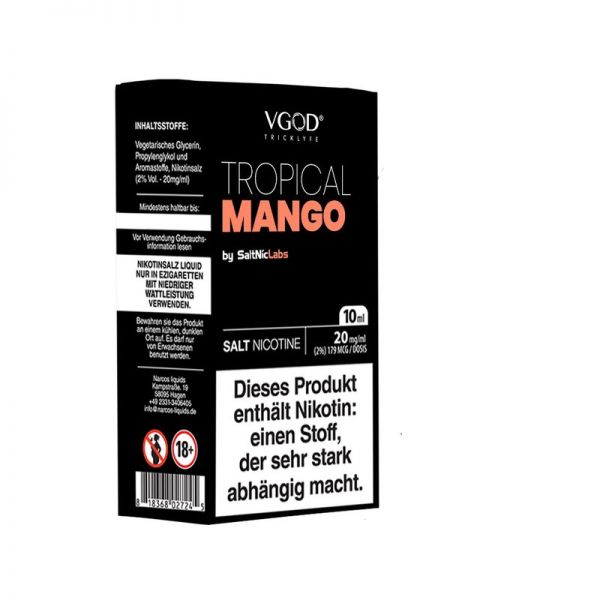 VGOD SaltNic Tropical Mango Liquid 10ml 20mg