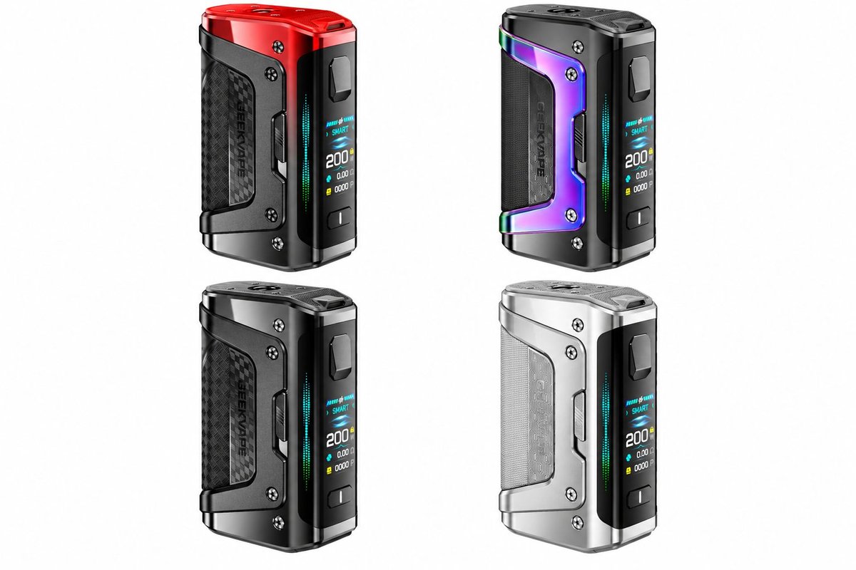 GEEKVAPE Aegis Legend 5 200 Watt Mod Akkuträger in Rot, Rainbow, Schwarz und Silber