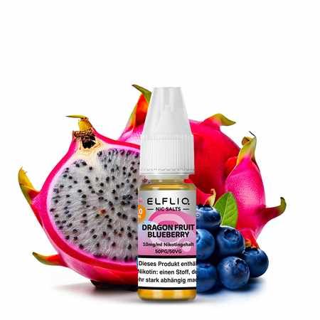 ELFBAR ELFLIQ Dragon Fruit Blueberry Nikotinsalz Liquid 10ml