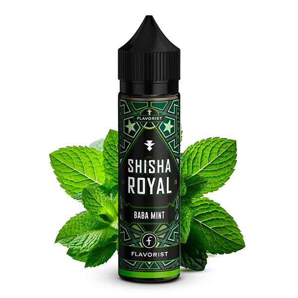 FLAVORIST SHISHA ROYAL Baba Mint Aroma 10ml Longfill - Minze Shisha Aroma