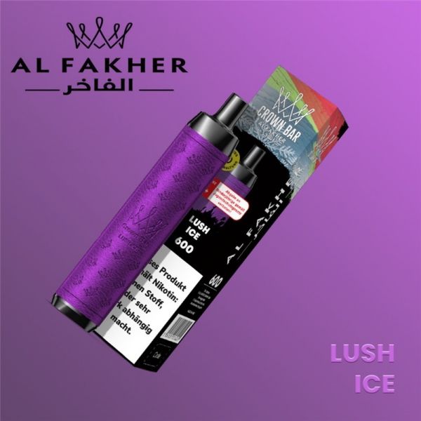 Al Fakher Crown Bar 600 Lush Ice 20mg