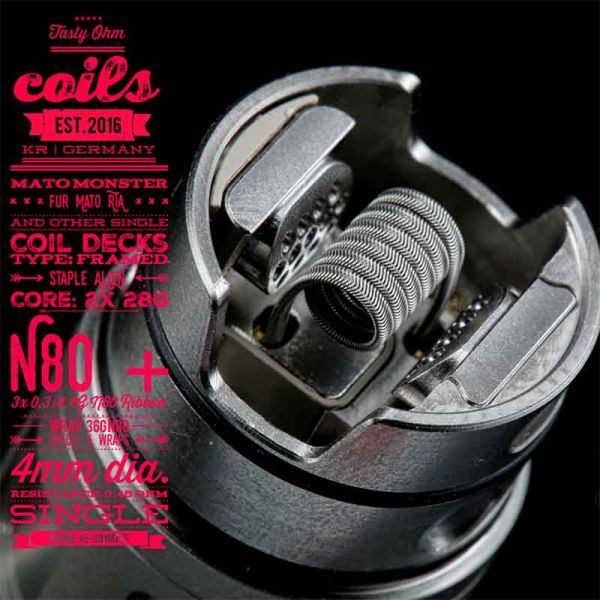 Tasty Ohm Coils Mato Monster Coil