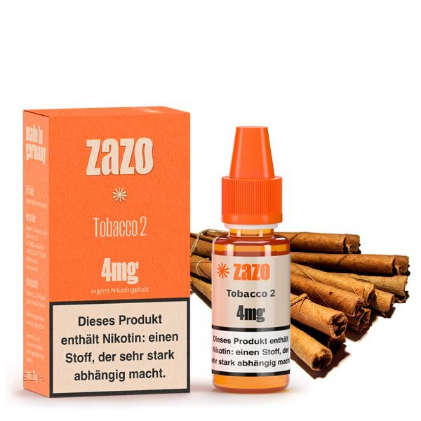ZAZO Classics Tobacco 2 Liquid 10ml