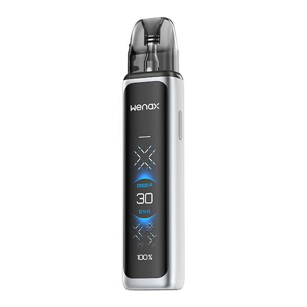 geekvape wenax q ultra frosted silver