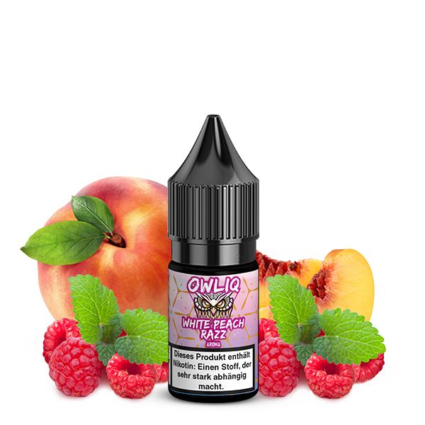 OWLIQ White Peach Razz Nikotinsalz Liquid 10ml