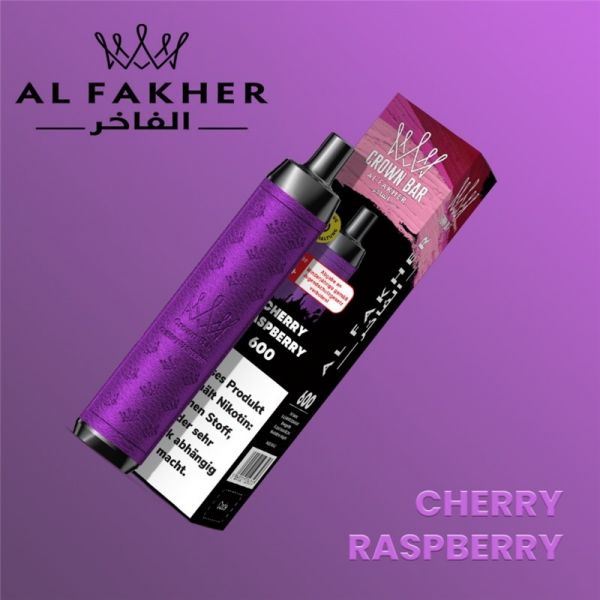 Al Fakher Crown Bar 600 Cherry Raspberry 20mg