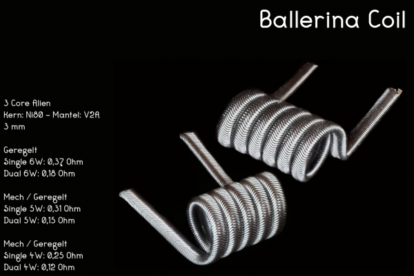 Franktastische Coils - Ballerina Coil 0,18 Ohm dual