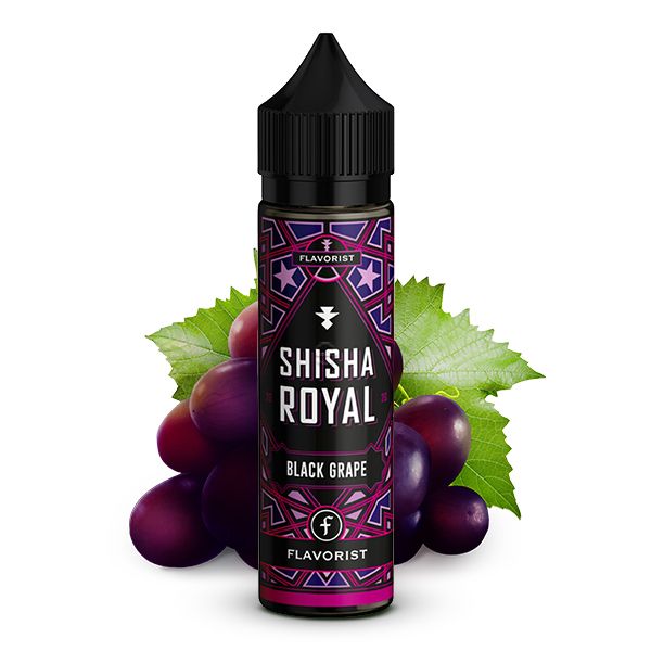 FLAVORIST SHISHA ROYAL Black Grape Aroma 10ml Longfill - Traube Shisha Aroma