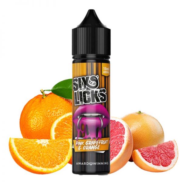 Six Licks Pink Grapefruit Orange Aroma 10ml