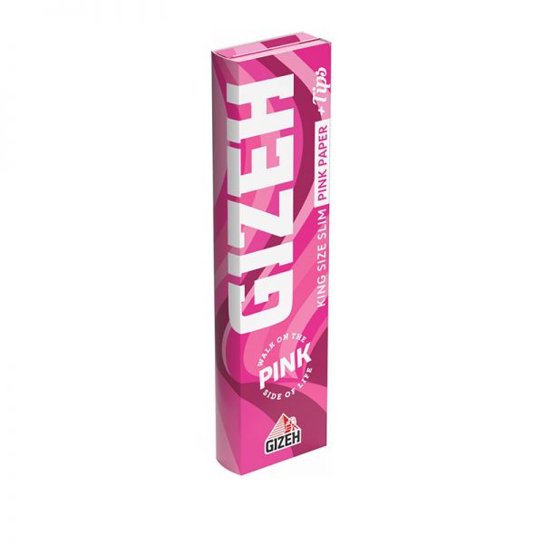 Gizeh All Pink King Size + Tips